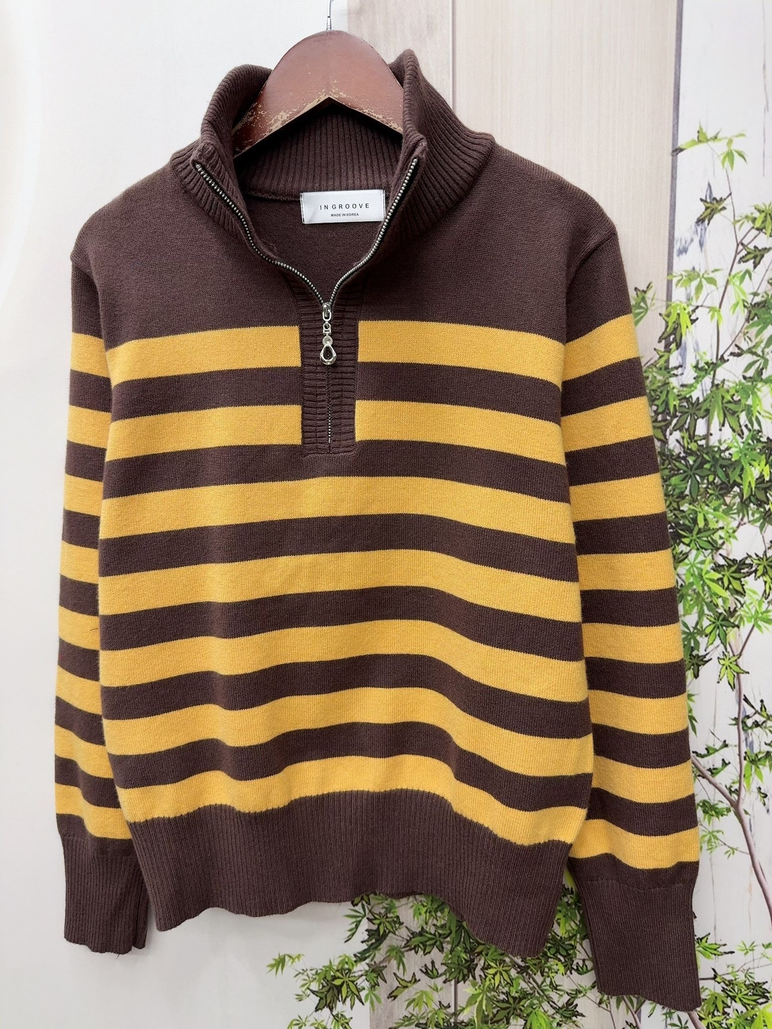 INGROOVE 高質撞色.型格針織 top ~132Q