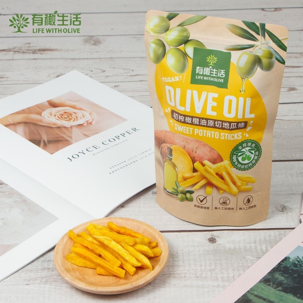 初榨橄欖油原切地瓜條 60g