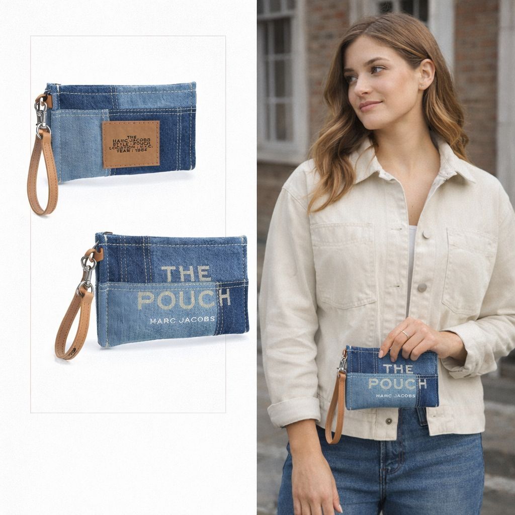 【預購】Q122001 Marc Jacobs The Pouch (Denim)