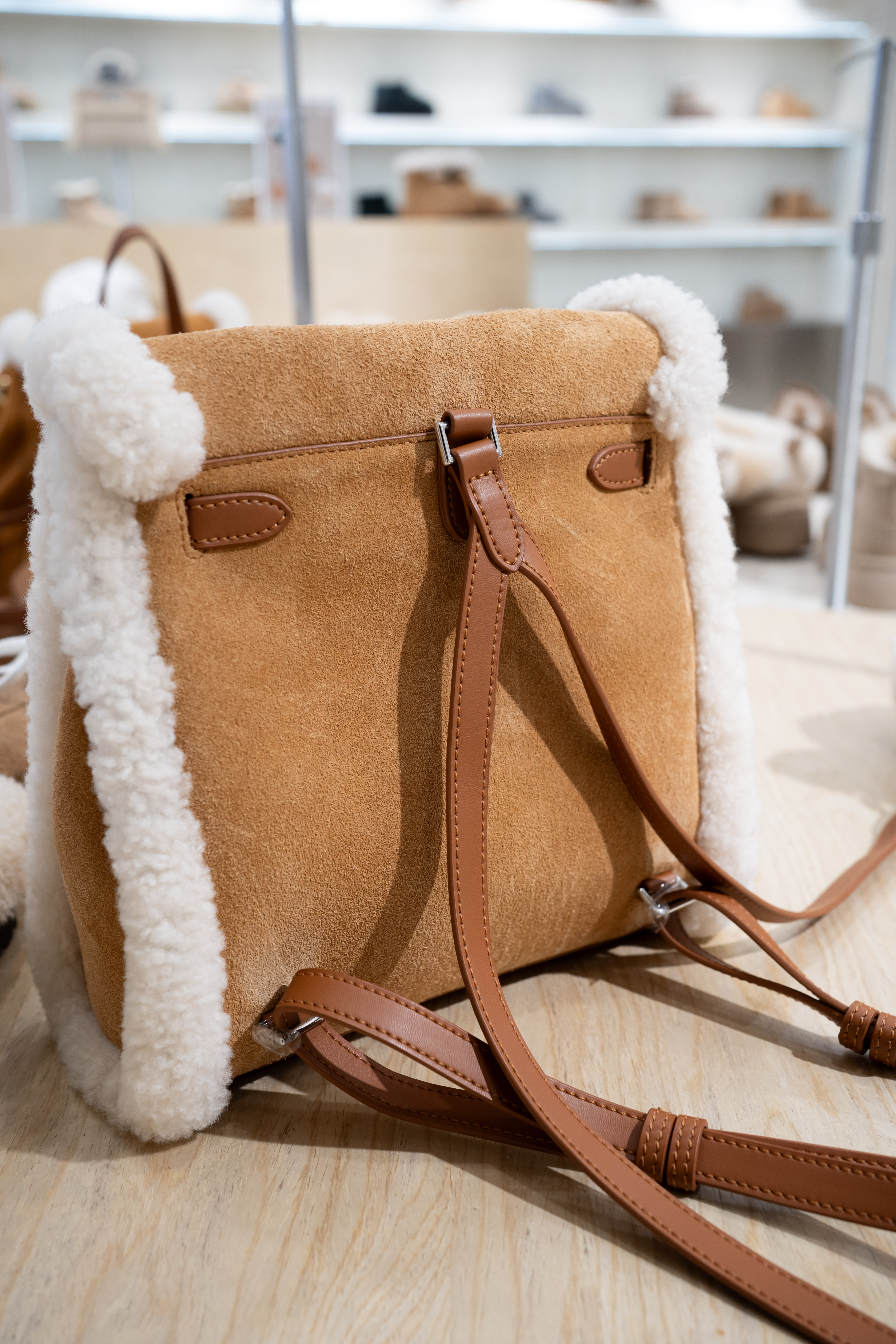 UGG Ozlana Shearling Backpack