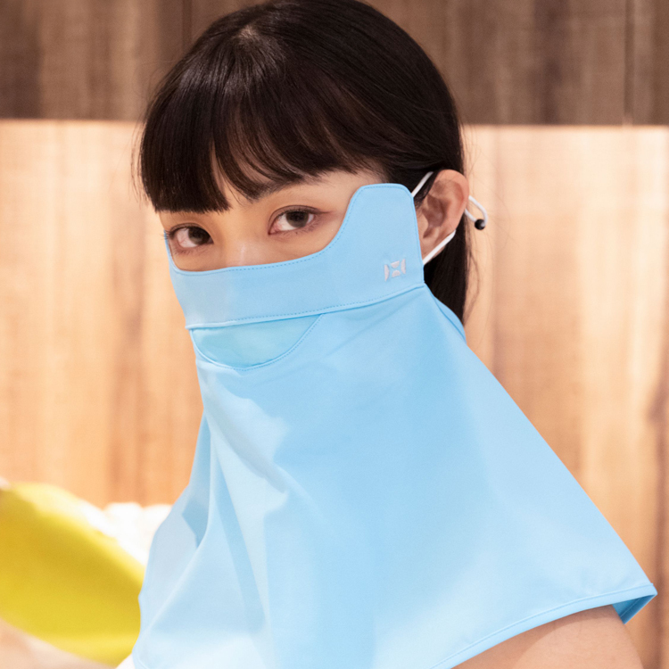 HOII shoulder length draping FACEMASK