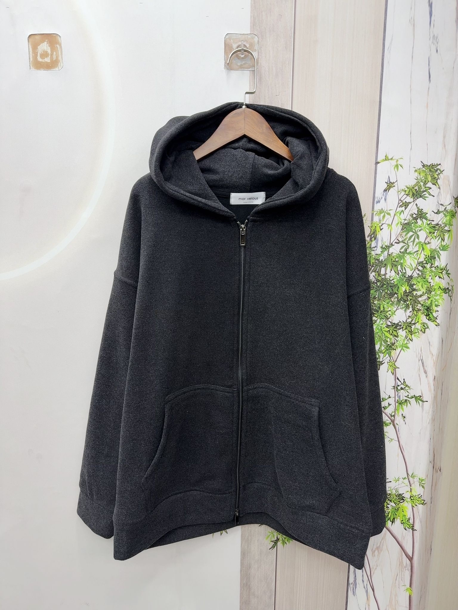 Mar 型格有帽長款外套 （內毛底）132U