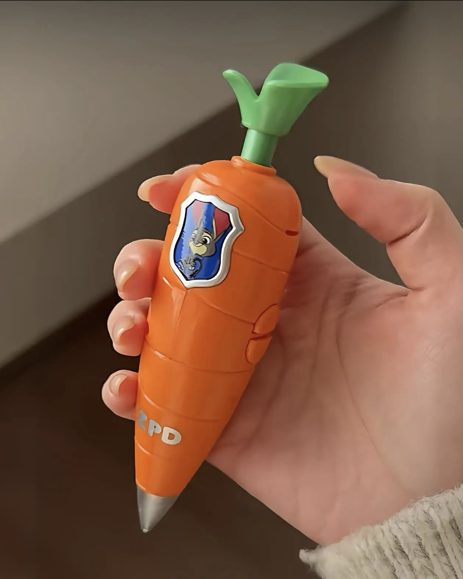 <正版授權>DISNEY 動物方城市 胡蘿蔔錄音筆 圓珠筆 原子筆 錄音器 茱蒂