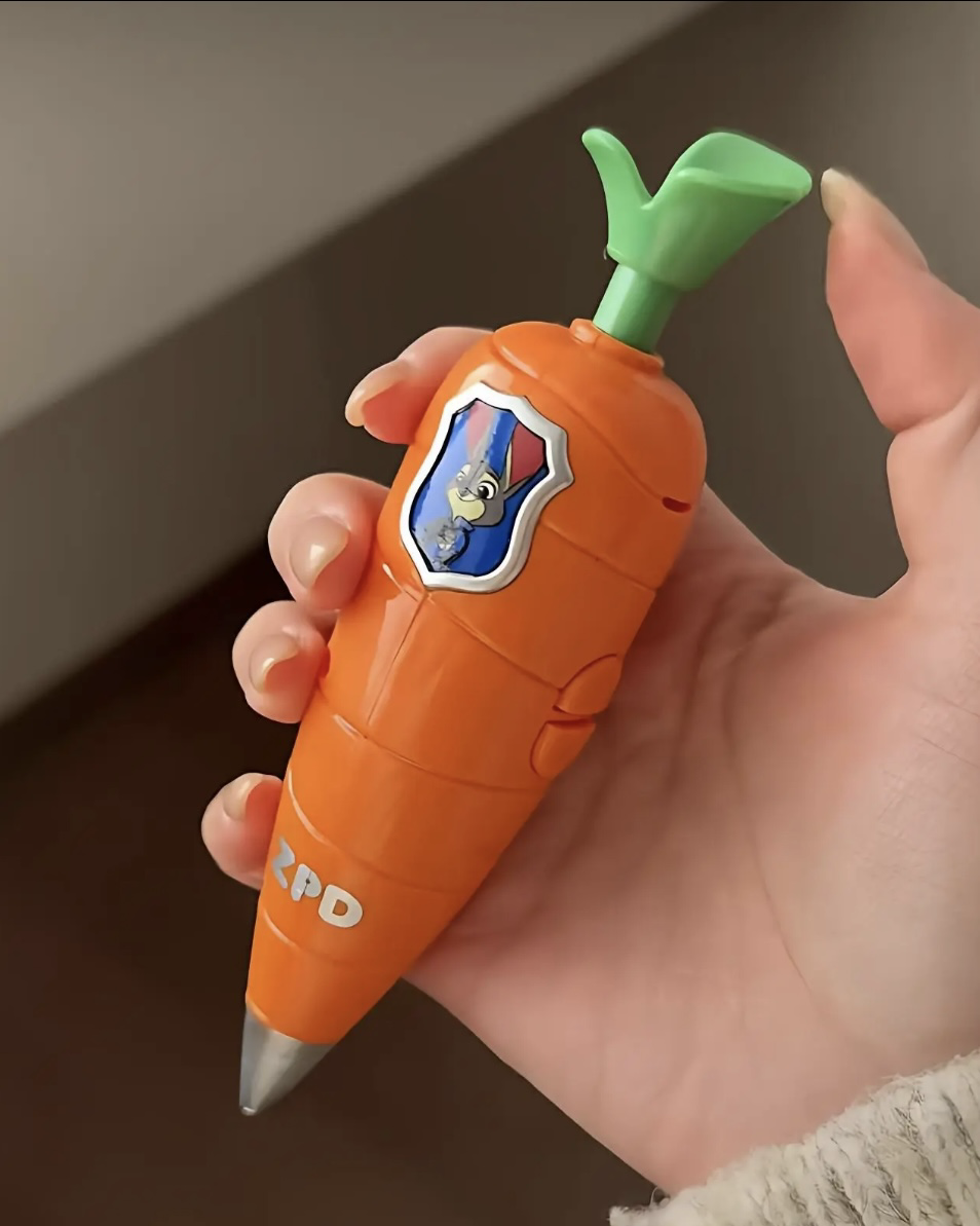 <正版授權>DISNEY 動物方城市 胡蘿蔔錄音筆 圓珠筆 原子筆 錄音器 茱蒂