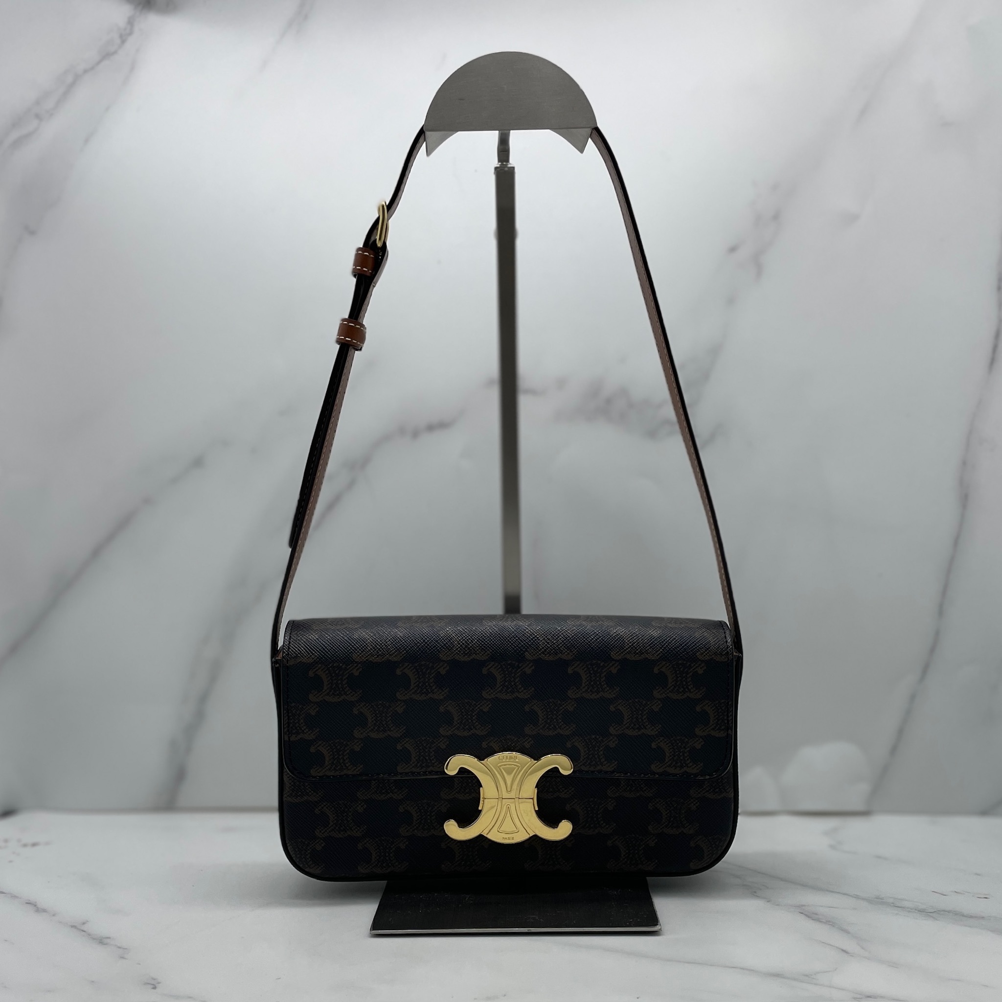 Celine Triomphe Claude Shoulder Bag