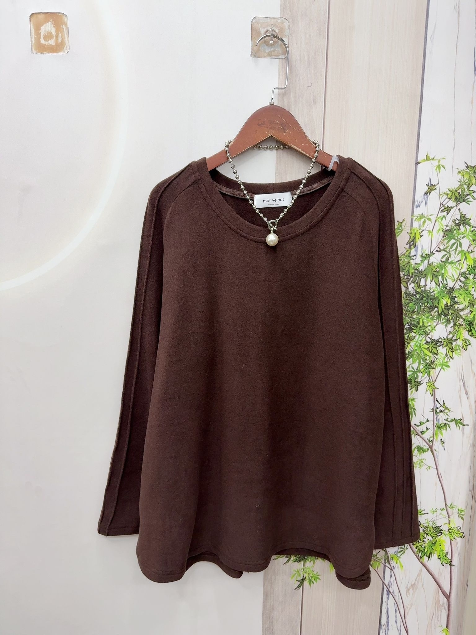 Mar 高質.型格.純色長款top 132X