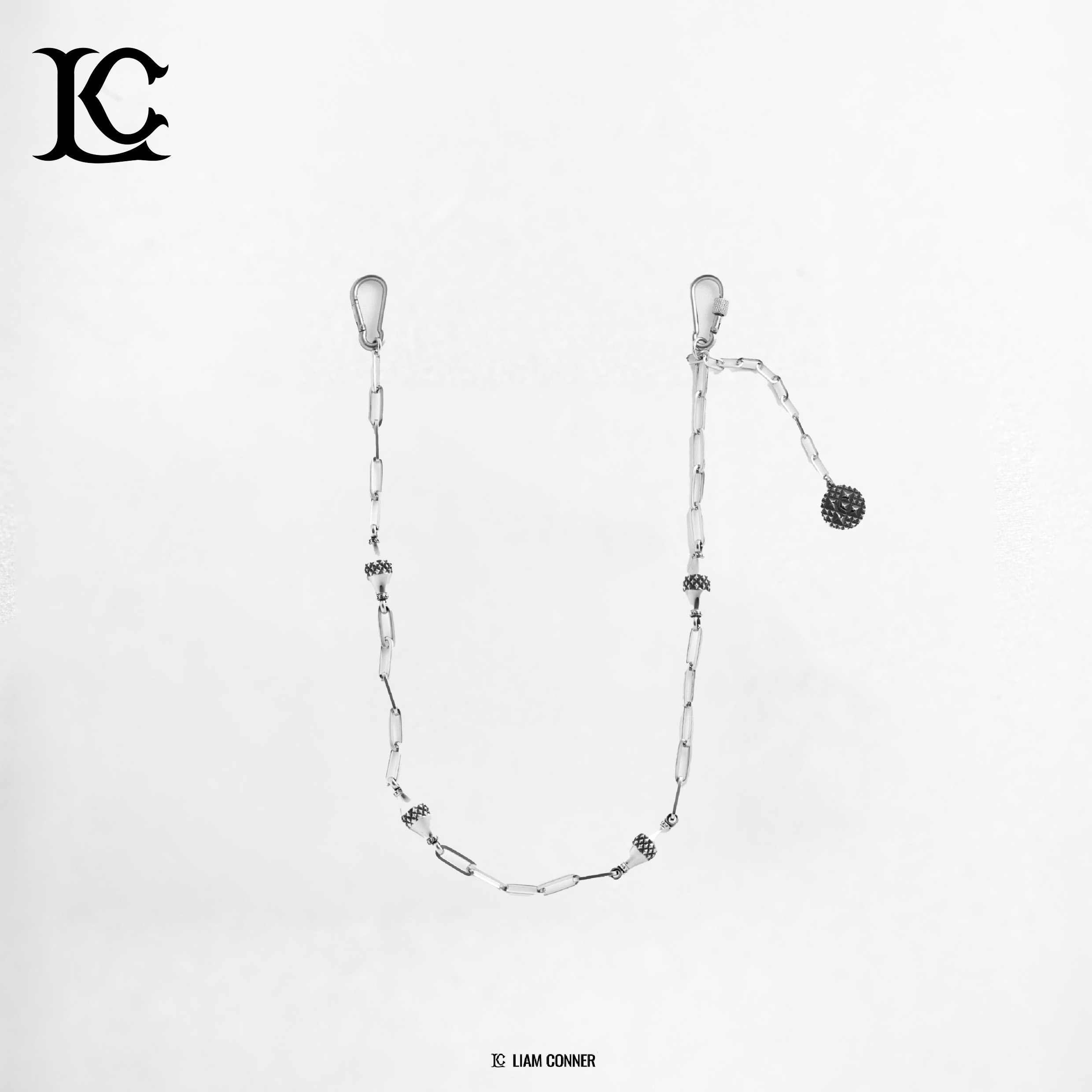 Liam Conner Decorative Rivet Trousers Chain 立體鉚釘褲鍊