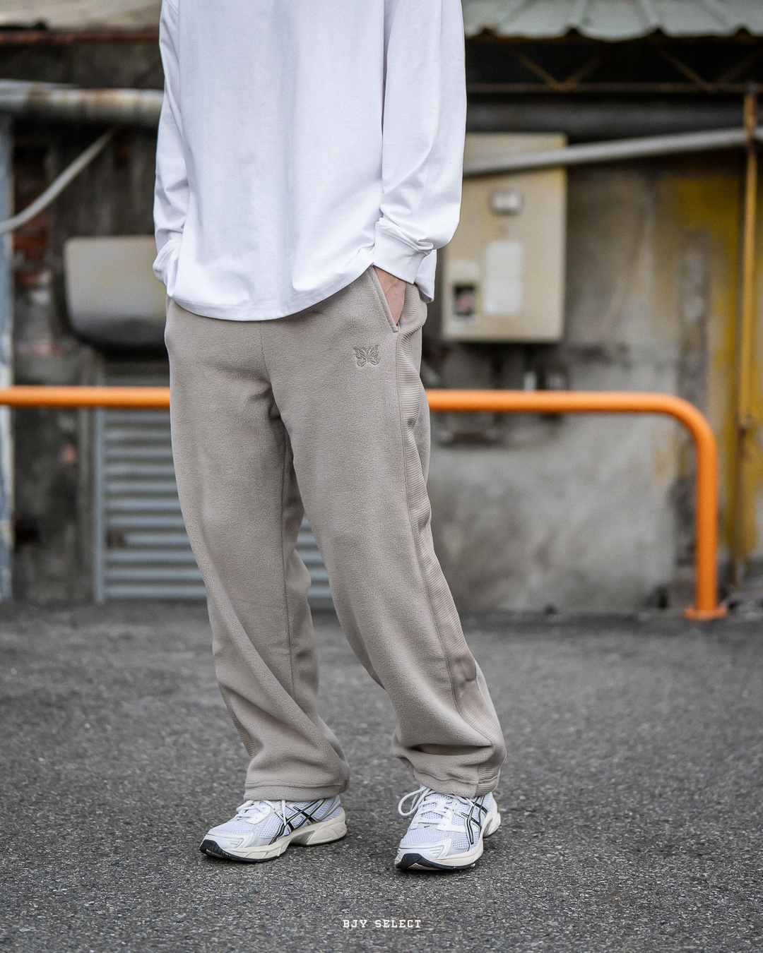 #現貨 日本限定 UNIQLO X NEEDLES 刷毛寬褲 三色 483979