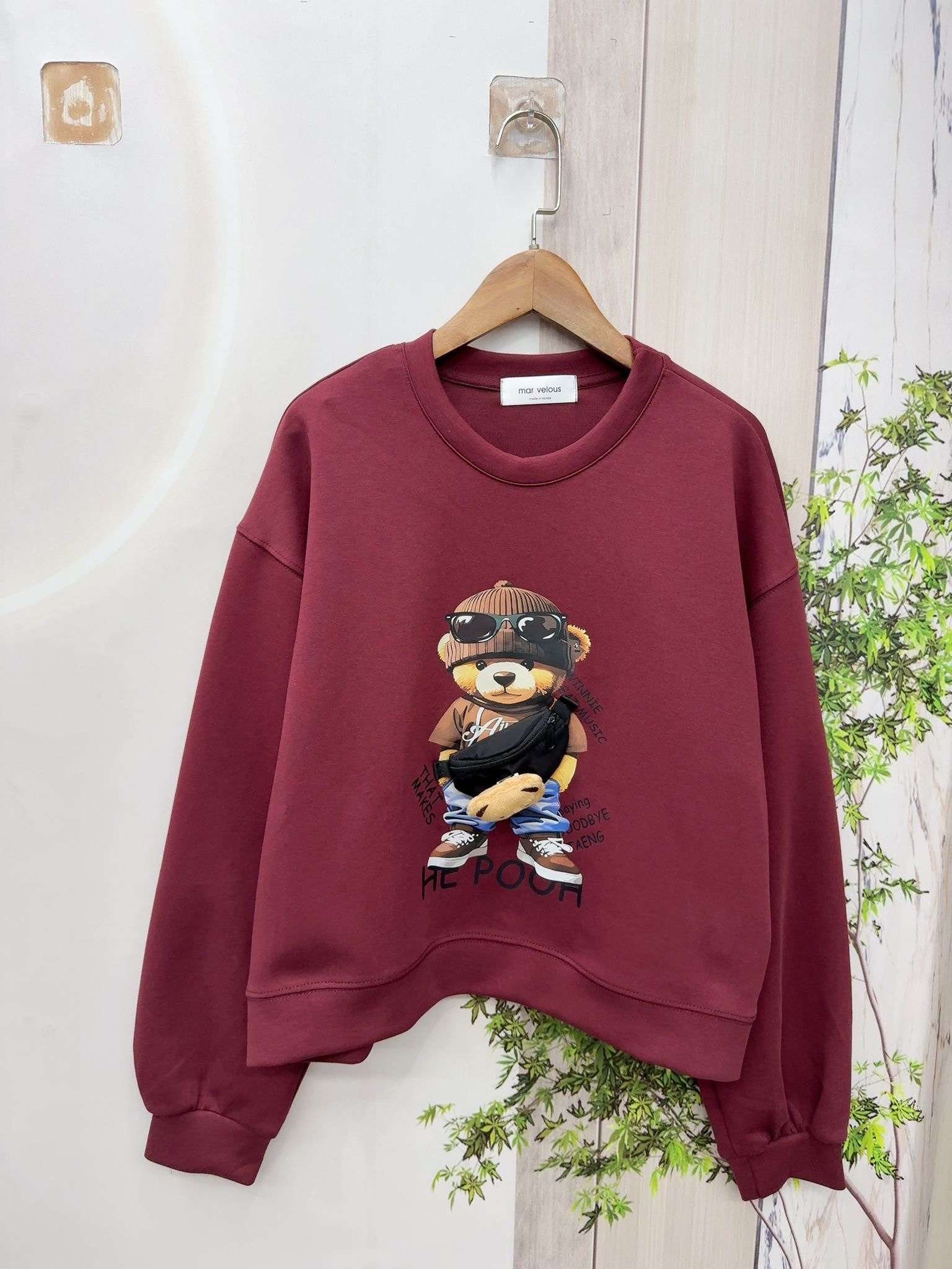 Mar 型.立體袋.衛衣 132AA