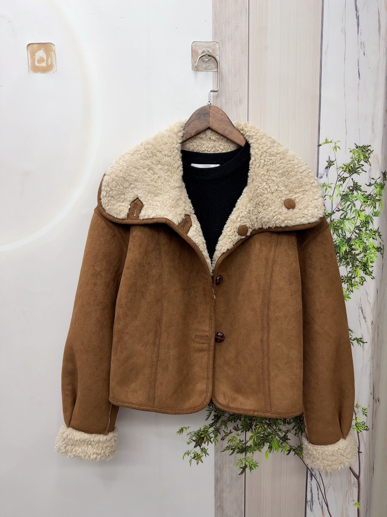 Mar 雙面毛絨褸～133D