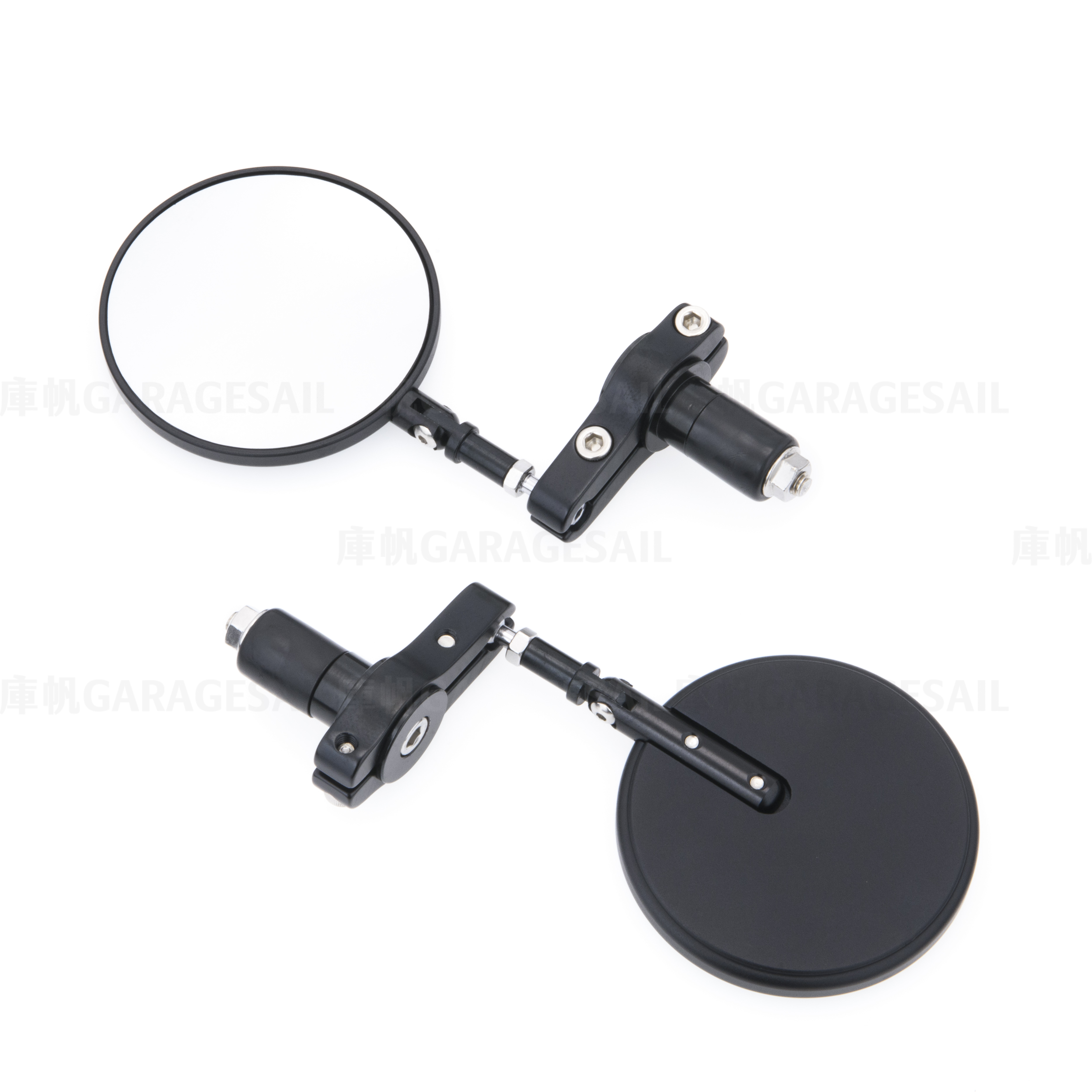 把手端 後照鏡 可折 圓形 C3