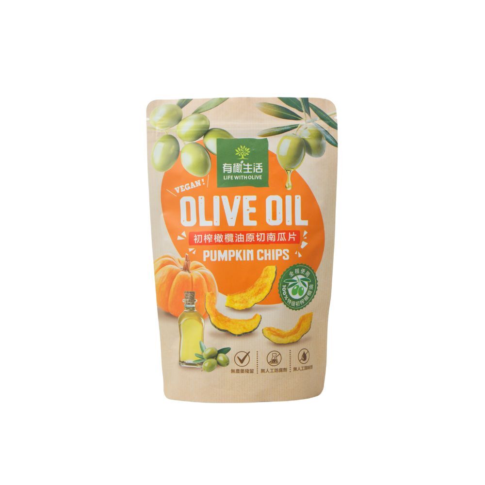 初榨橄欖油原切南瓜片 50g