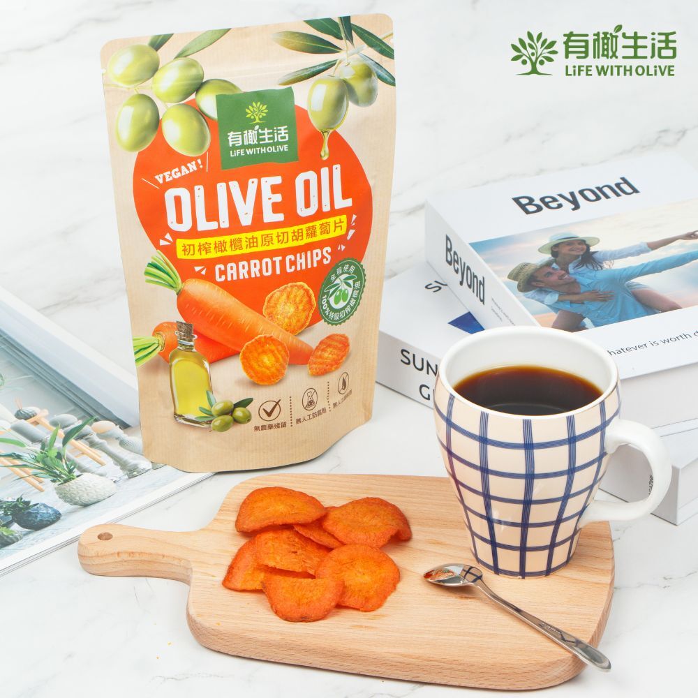 初榨橄欖油原切胡蘿蔔片 50g