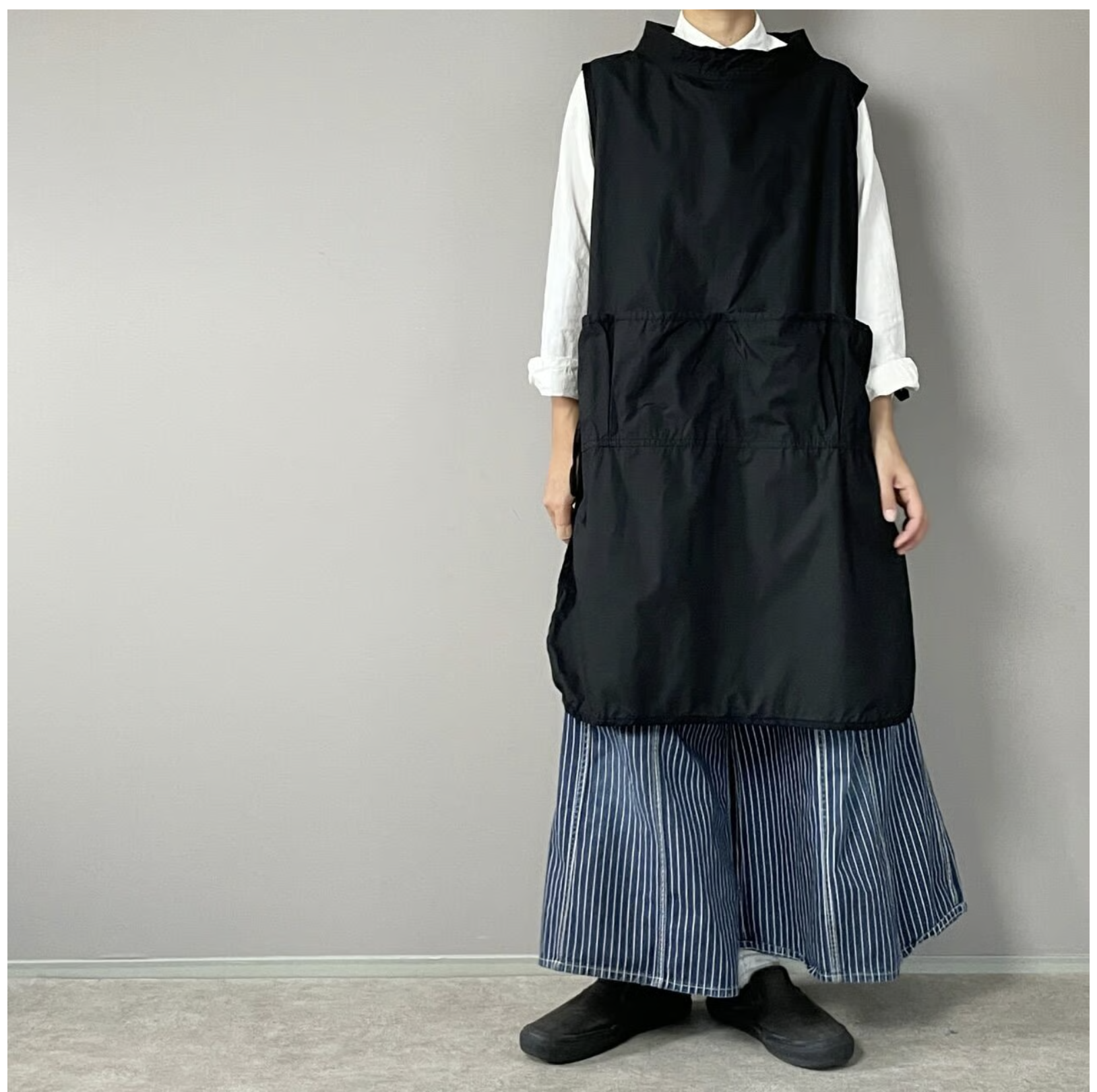 NUU GARMENT long apron 圍裙式長罩衫