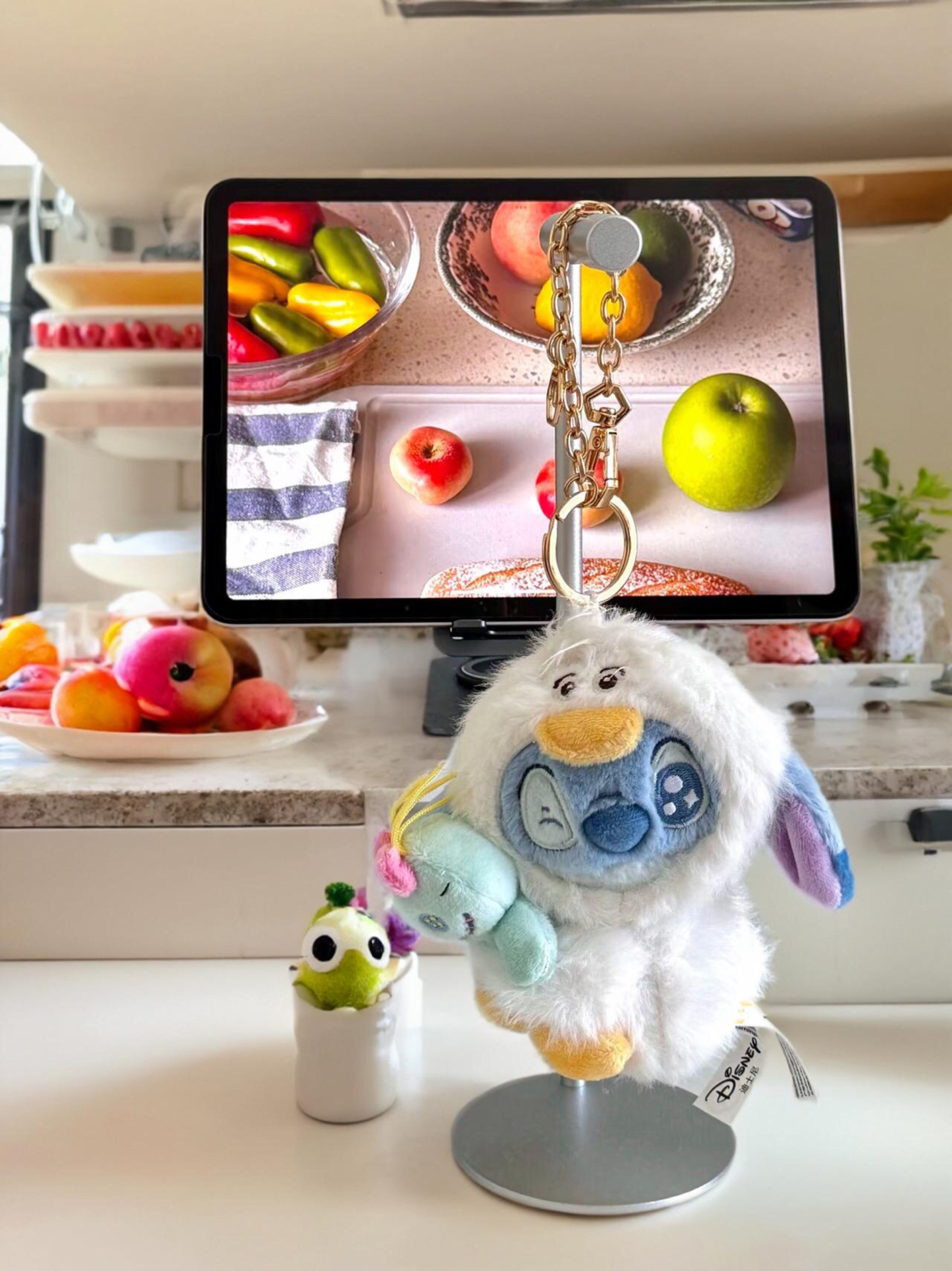 代購-POTDEMIEL x Disney迪士尼 史迪奇 毛絨掛件 盲盒類 單個盲盒/一中盒（共六款，不重複）