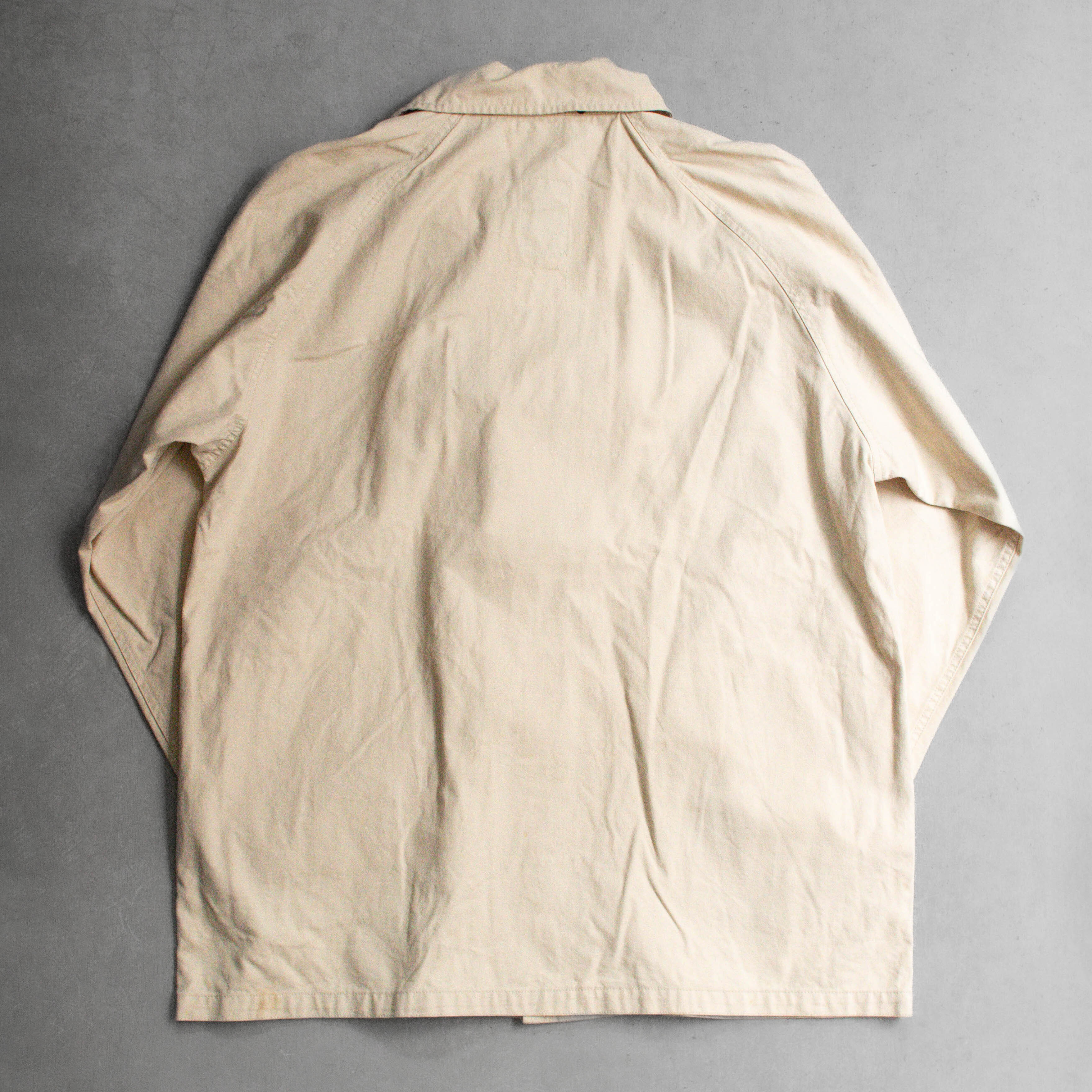 VINTAGE FIREMAN HOOK JACKET 英國 米白 消防扣 鉤扣 短大衣 外套