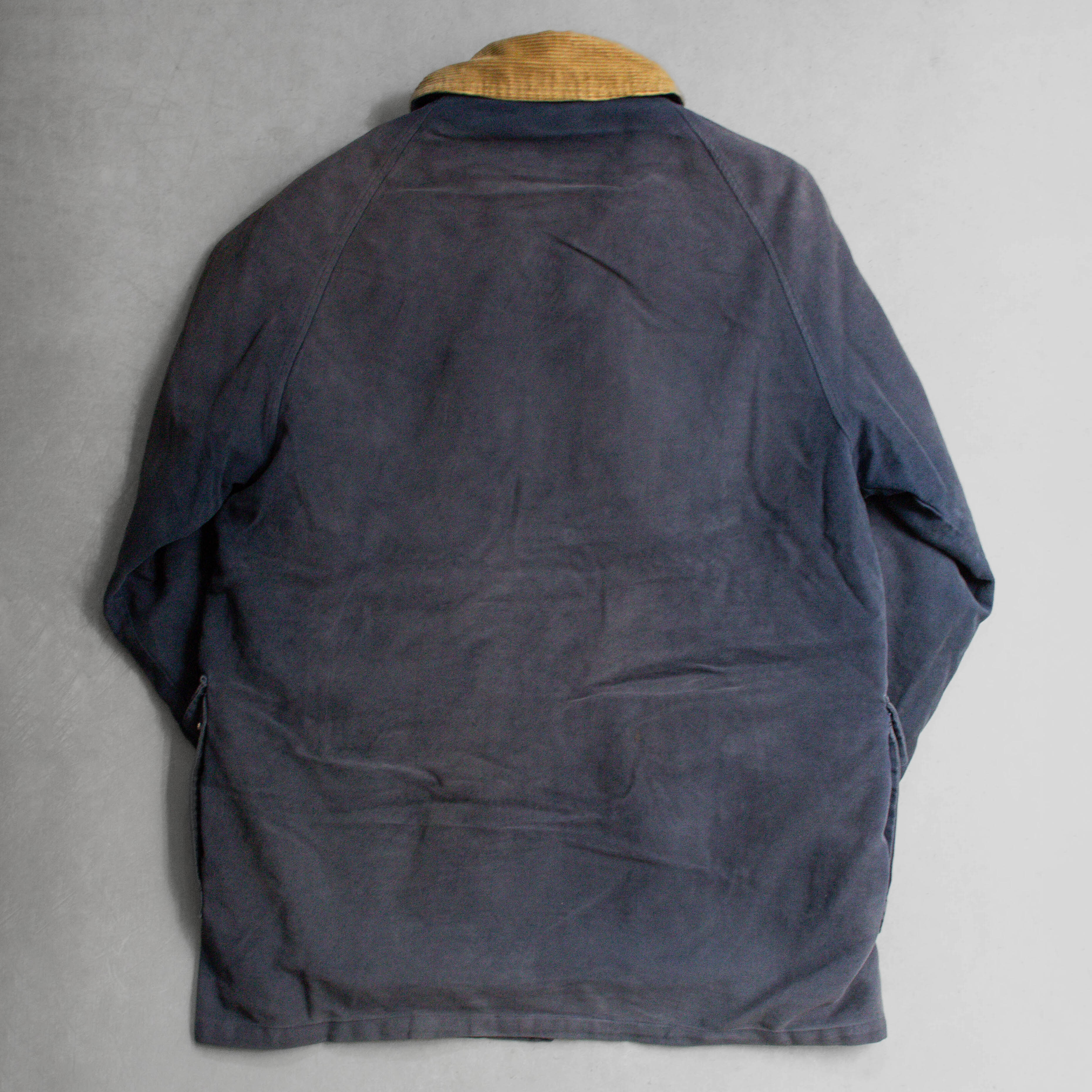 VINTAGE FIREMAN HOOK JACKET 美國 深藍 鼴鼠皮 消防扣 鉤扣 短大衣 外套