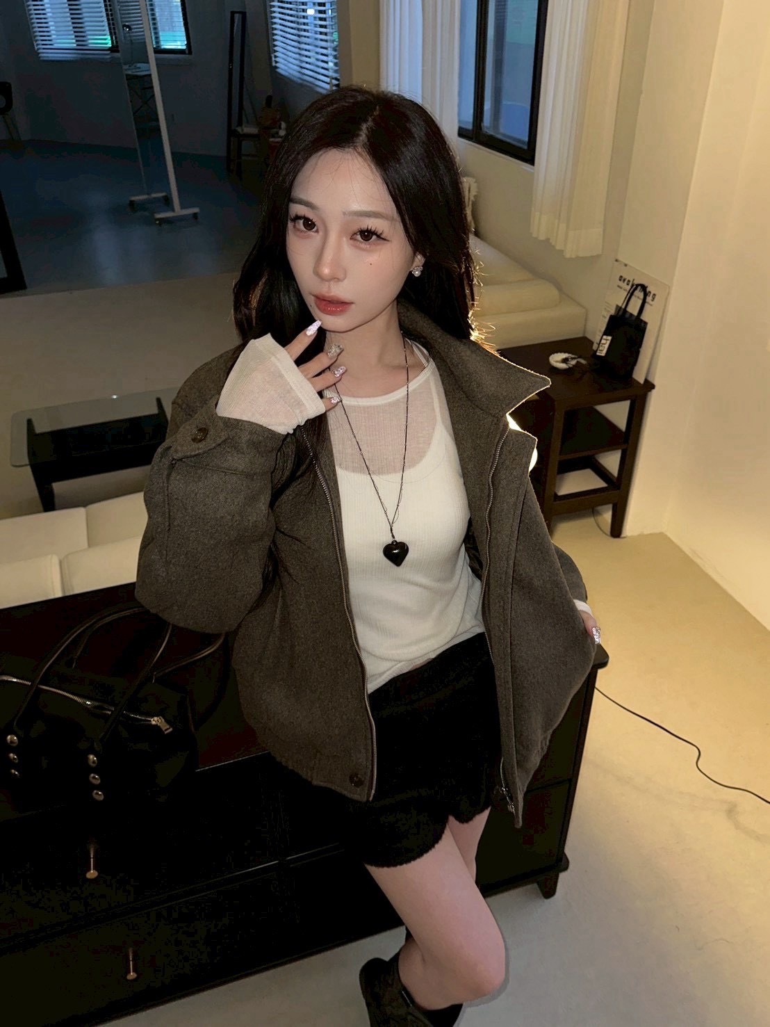 【現貨】M28 巴恩風博主夾克 (可可棕)