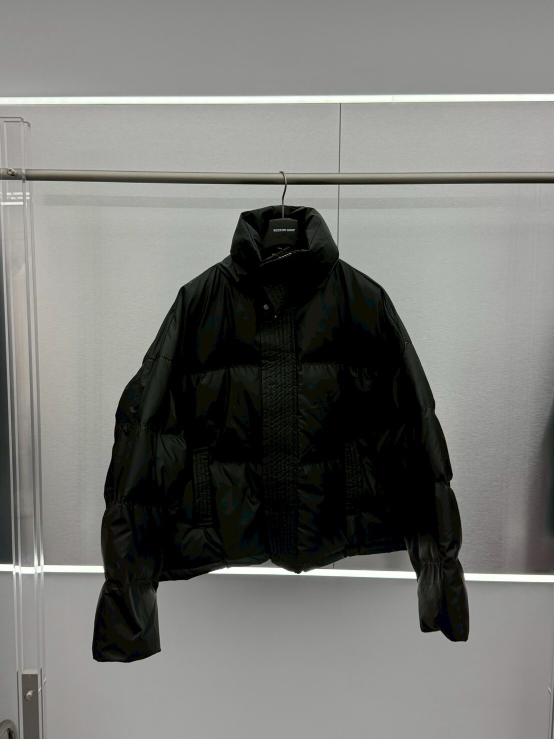 立體中線羽絨外套