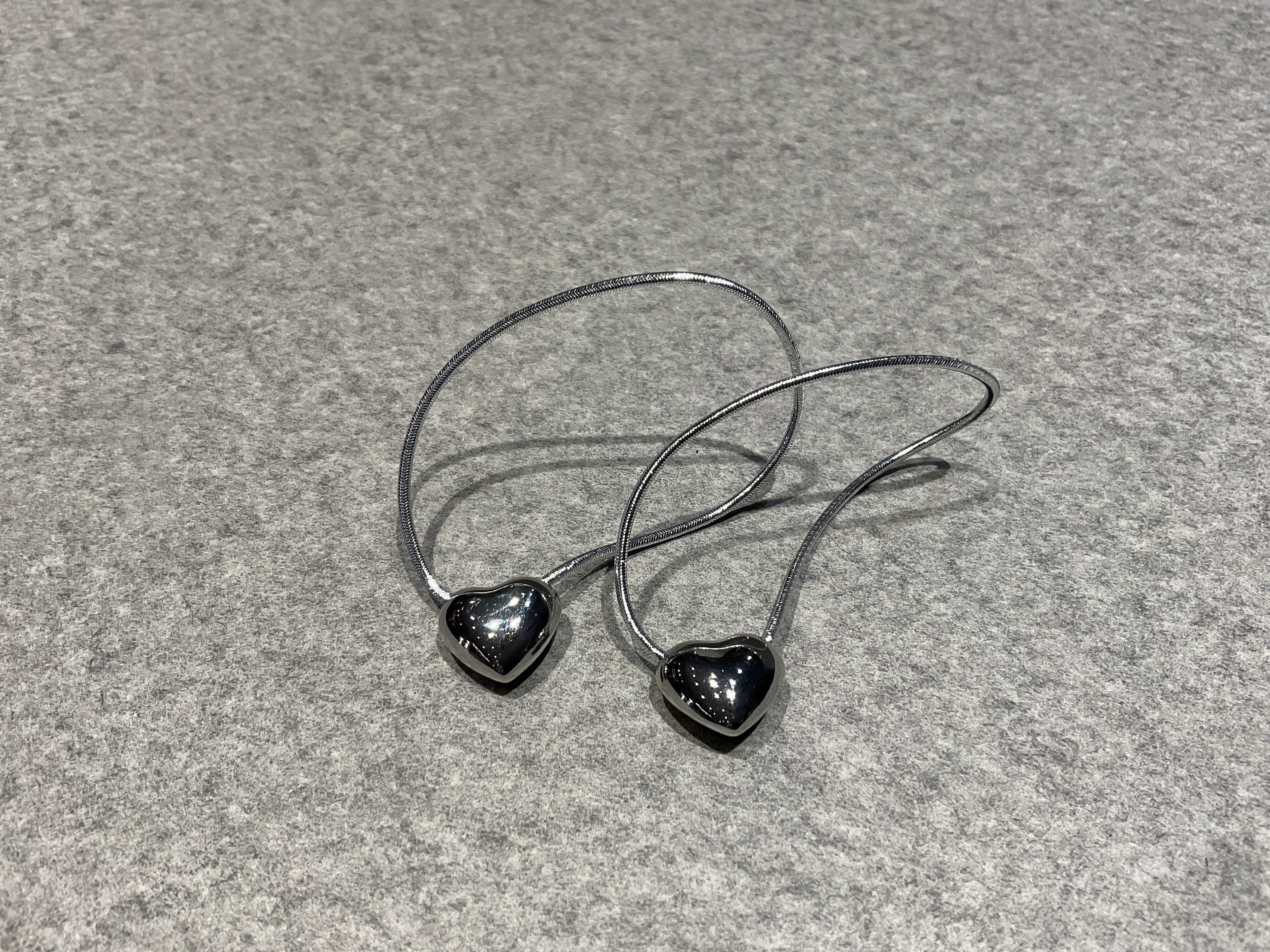 閃閃愛心髮圈  | 有點銀