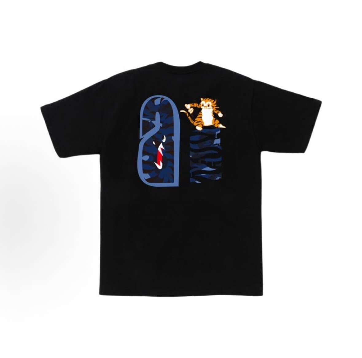 Bape FW25 迷彩虎鯊 Color Camo Tiger Shark Tee  0ZXTEM018101P / 1L80110018