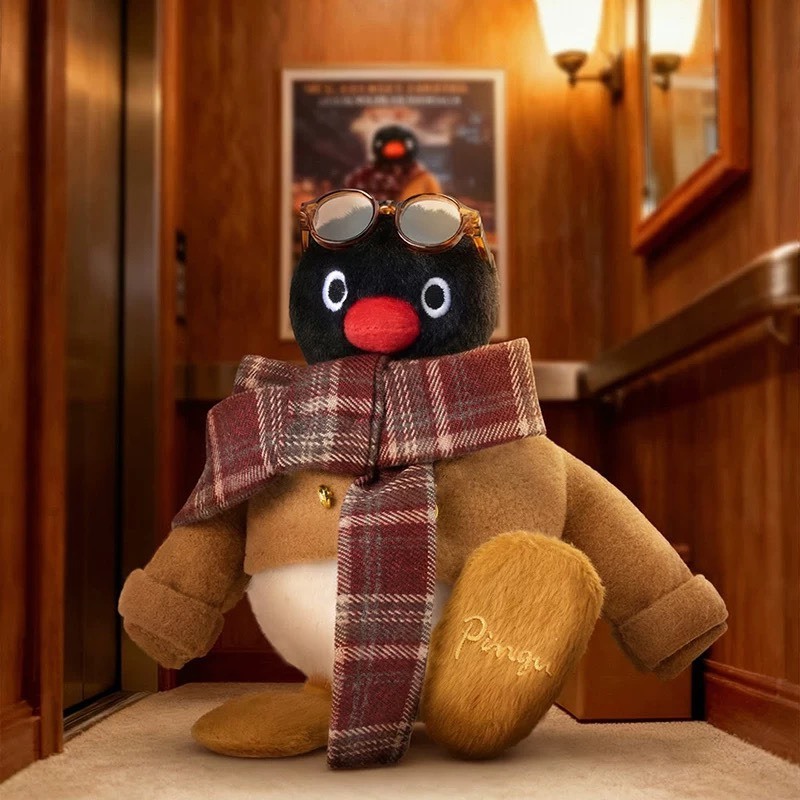 PINGU 企鵝家族 45週年限定 VINTAGE OOTD 系列 毛絨吊飾 盲盒