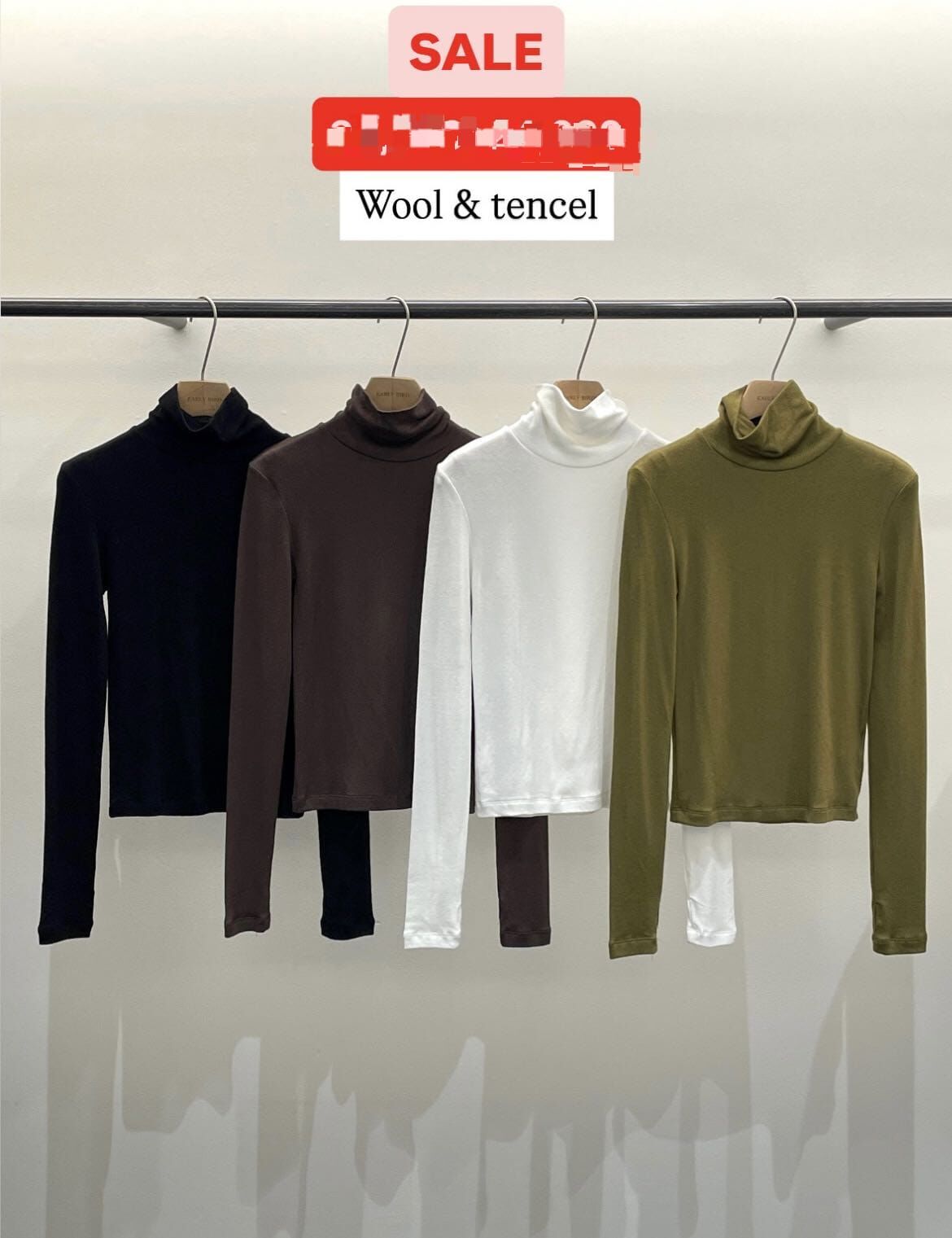 OB5325 堆堆領簡約長袖上衣 *特價* (優惠碼同充值購物金不適用)