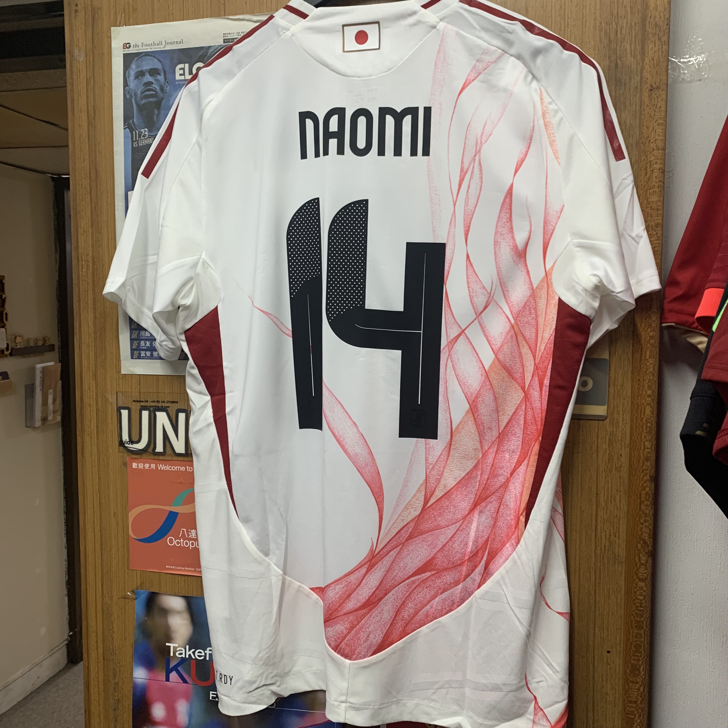 2024 Japan x Y3 Authentic Away Shirt with 14 NAOMI & Patch