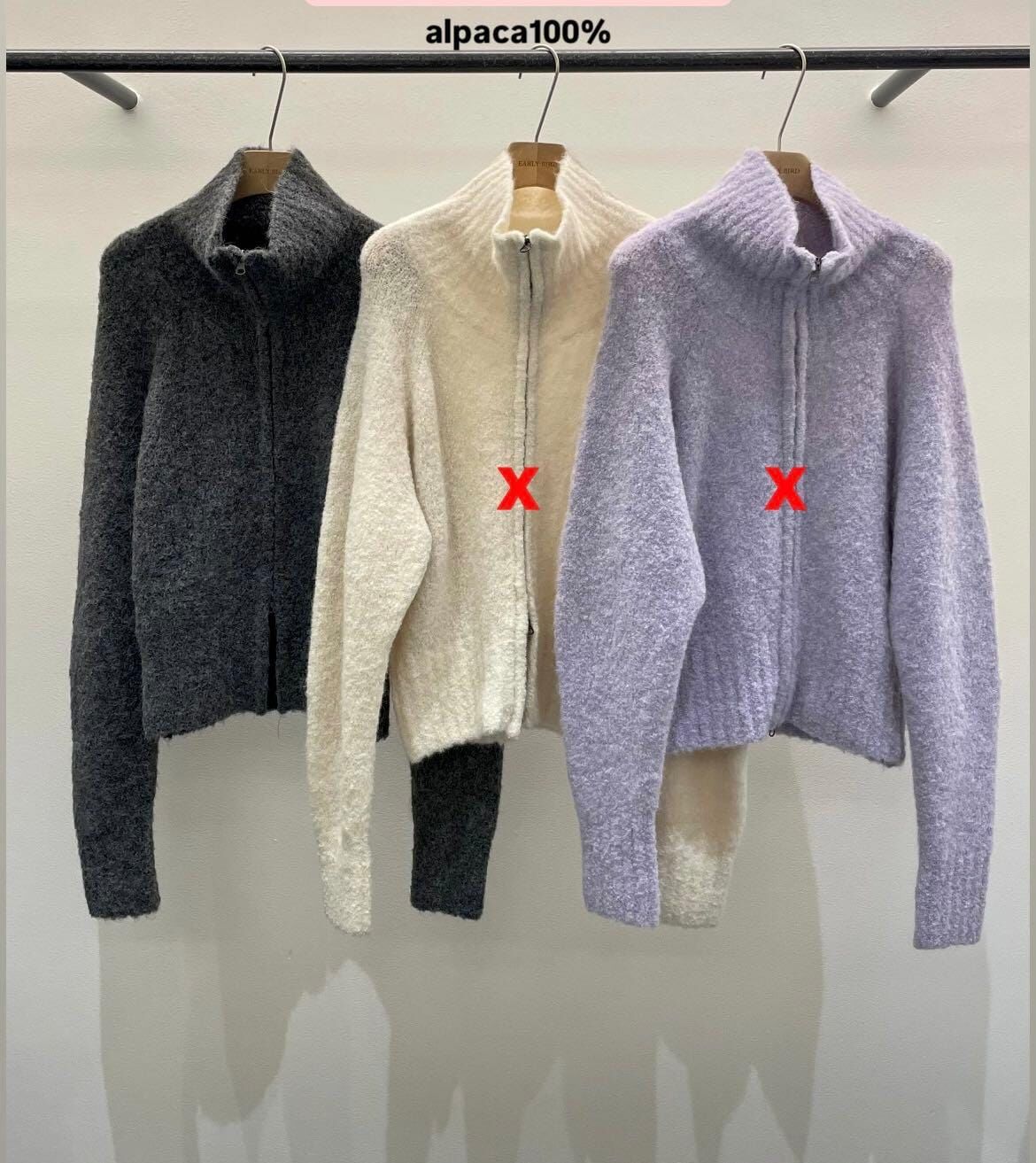 OB5326 炭黑色顆粒感企領拉錬外套 *特價* (優惠碼同充值購物金不適用)