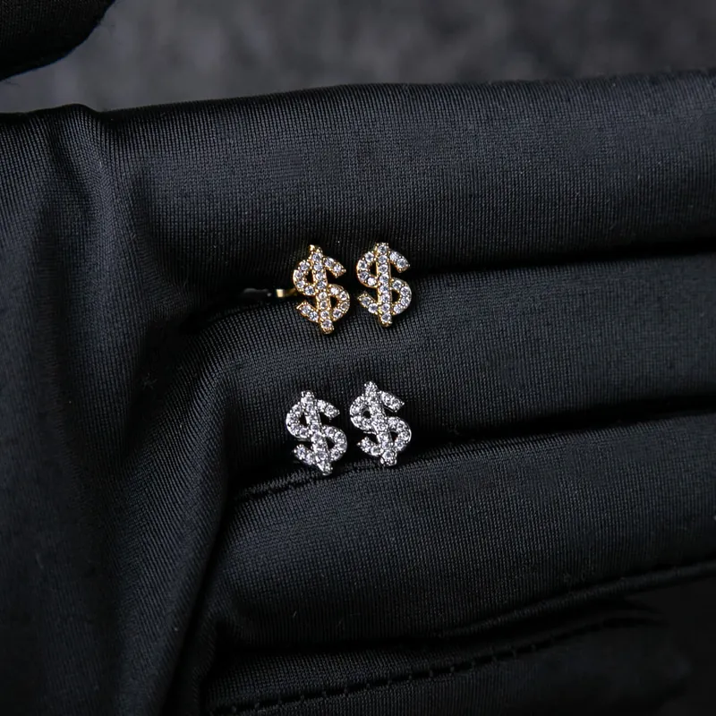 代購-Gold Coast 滿鑲錢幣符號耳釘