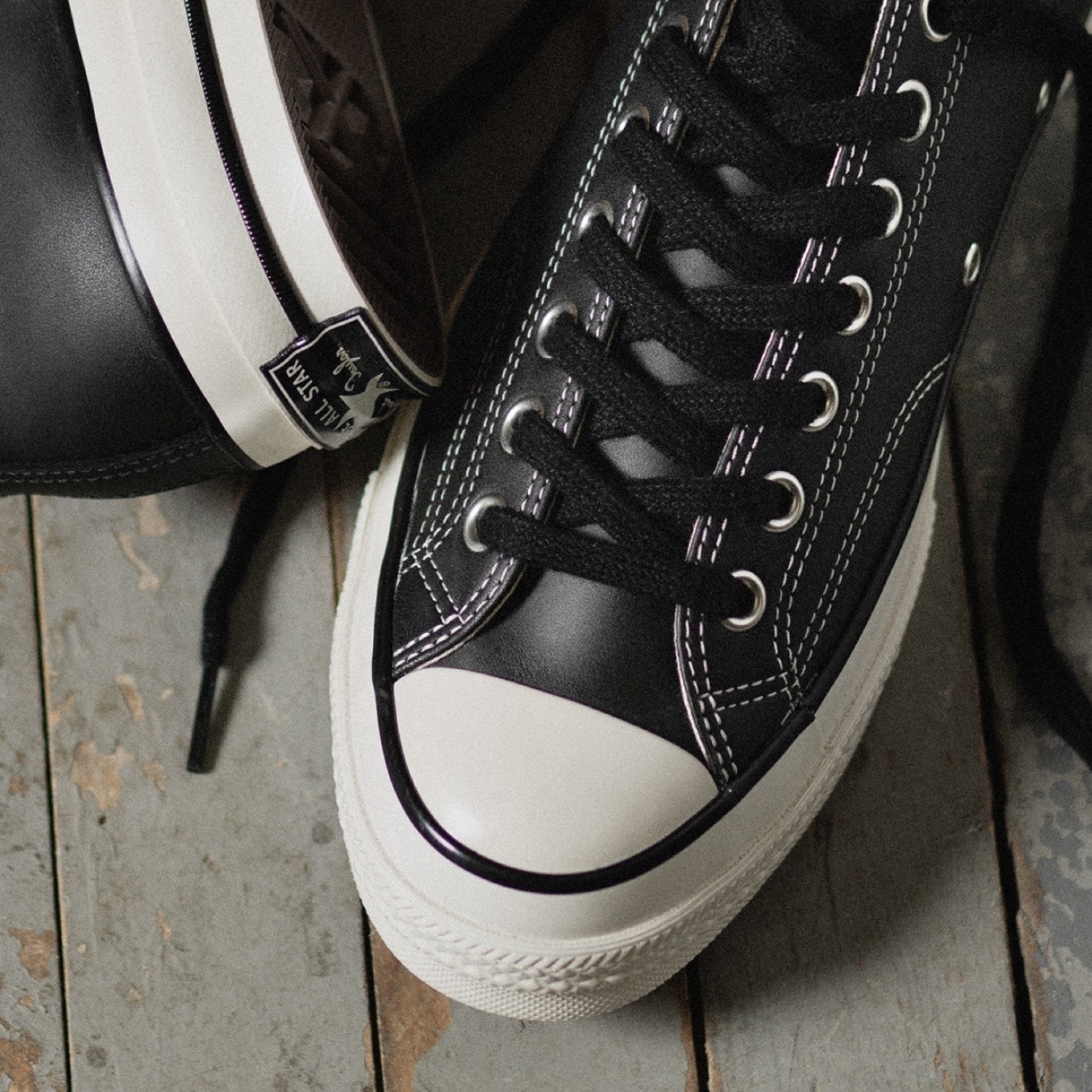 預購┃日本限定 CONVERSE ALL STAR LGCY LE OX 黑色 真皮 皮革 低筒