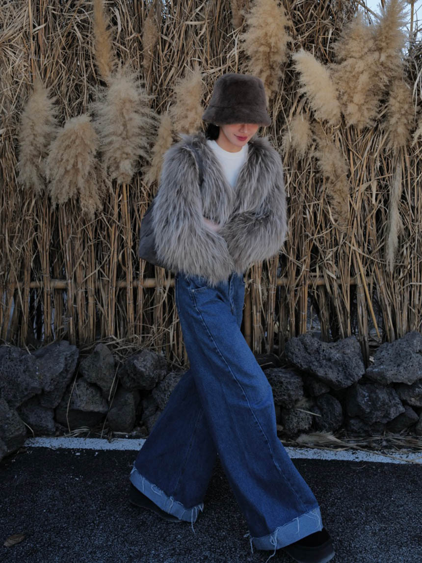 貴氣逼人手工貉毛外套*3色