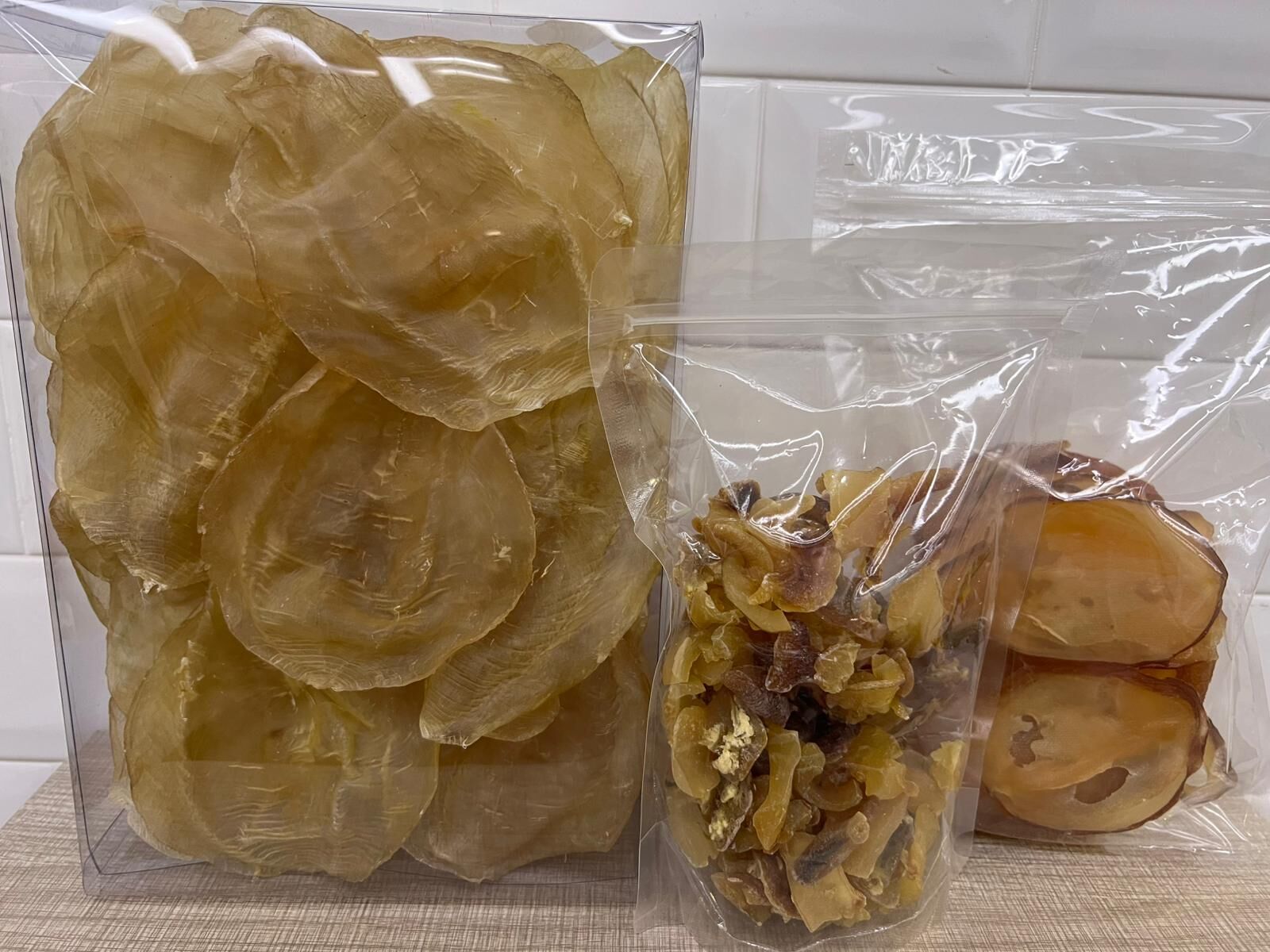 【直播】LL122390 澳洲可遇不可求野生敏魚膠 (15斤-約28-35隻) (送螺片半斤+螺嘴半斤)