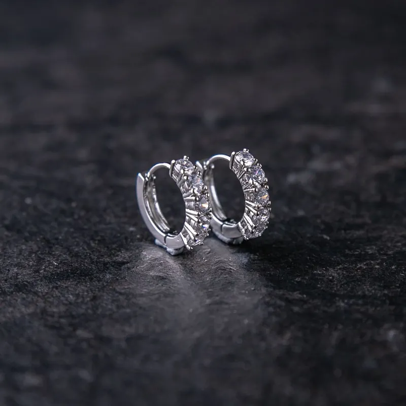 代購-Gold Coast 單排鑽圈式耳環