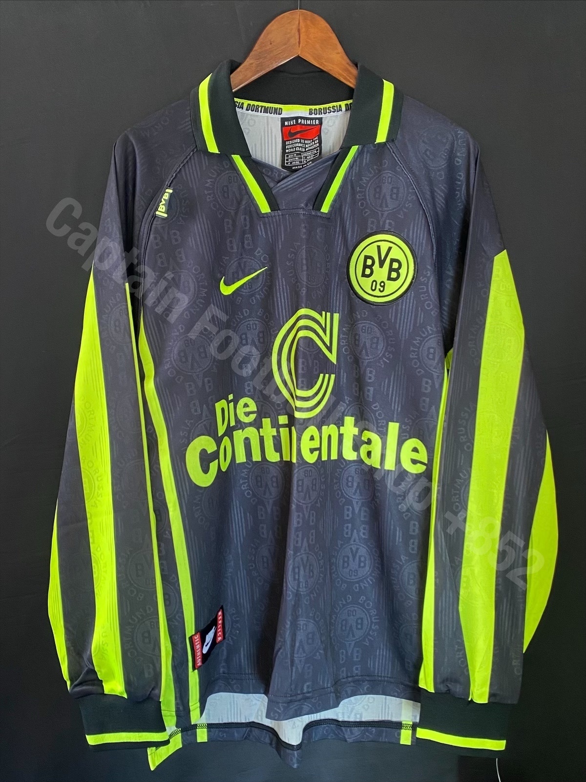 (BNWT) Borussia Dortmund 1996-1997 Nike L/S Away Shirt