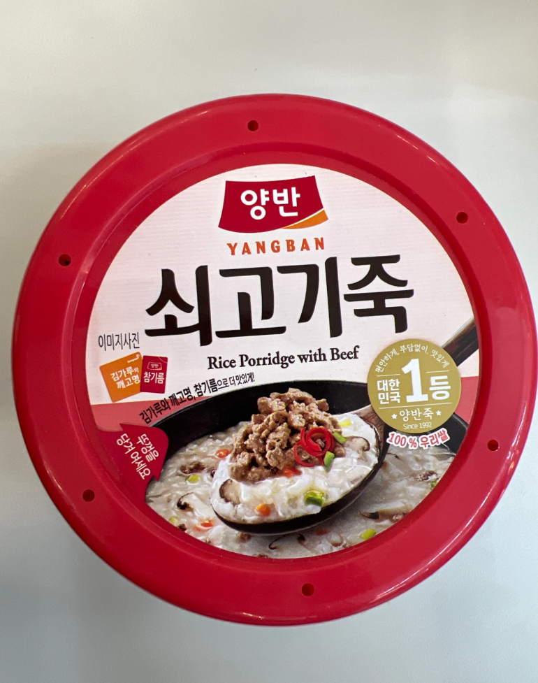 MF56 韓國YANGBAN牛肉碗仔粥 287.5g