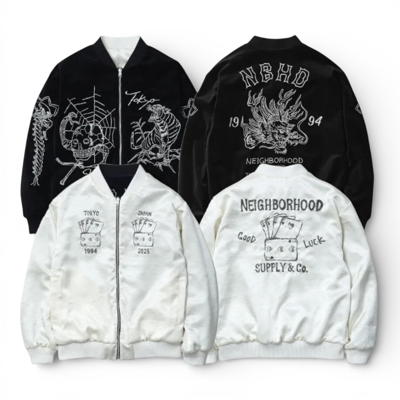 NEIGHBORHOOD SOUVENIR JACKET 雙面橫須賀外套 252AQNH-JKM03 SIZE L