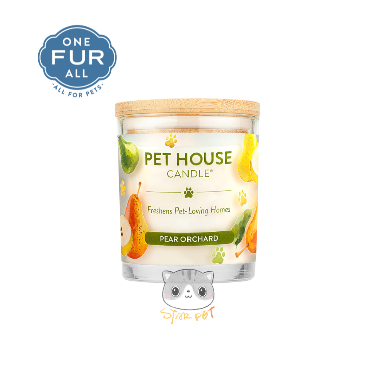 ONE FUR ALL 梨花果園 天然精油香薰蠟燭(寵物家庭用) 8.5oz