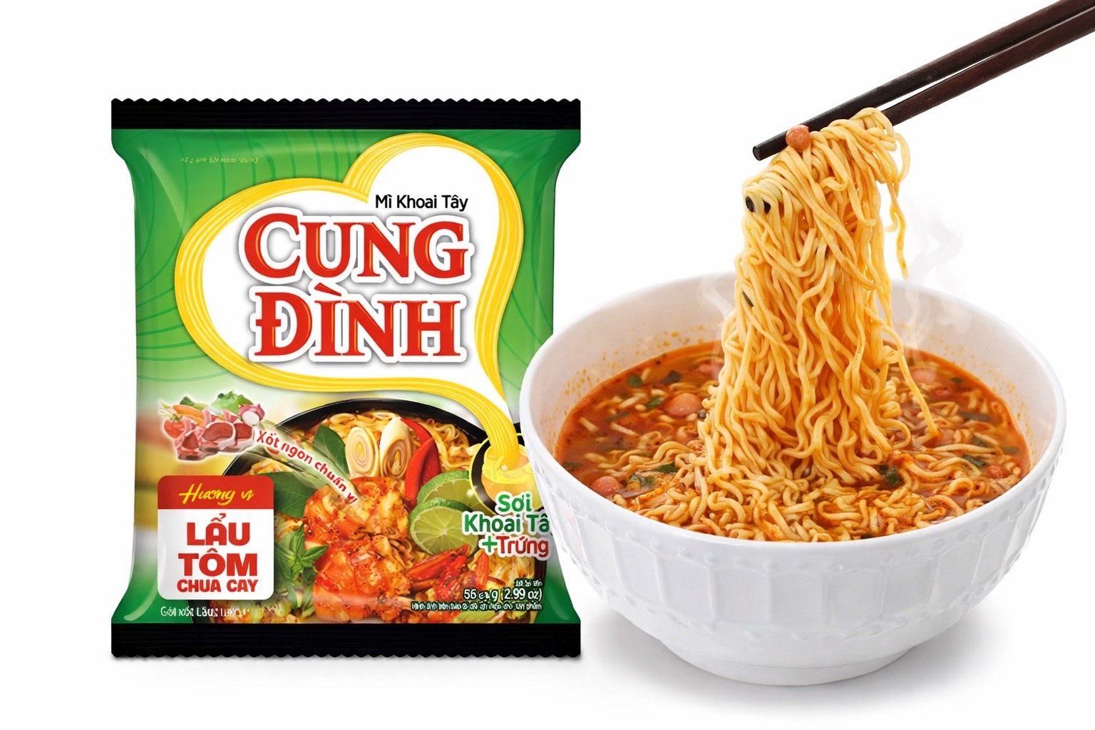 Cung Dinh Sour Spicy Shrimp Noodles