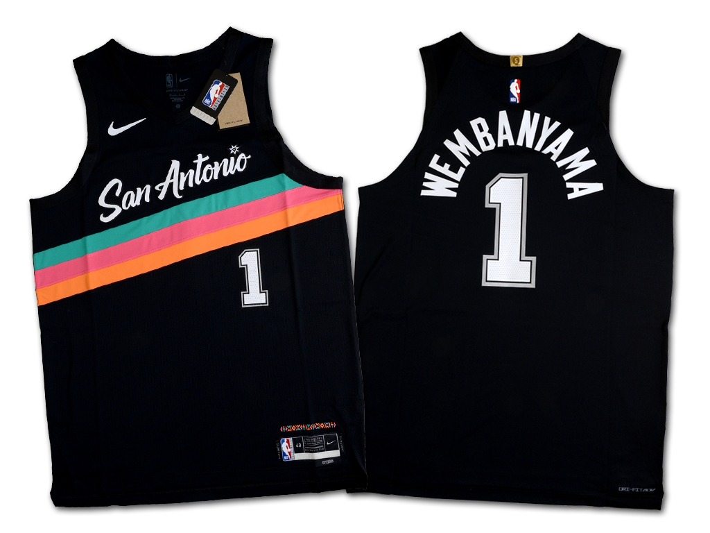 Nike 聖安東尼奧馬刺隊 Victor Wembanyama 城市版 球員版 球衣