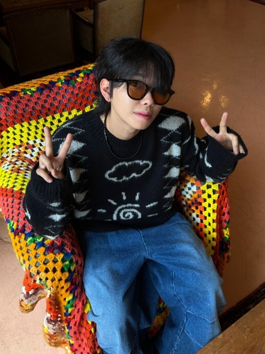 (韓國獨家特價)陽光馬海毛針織衫