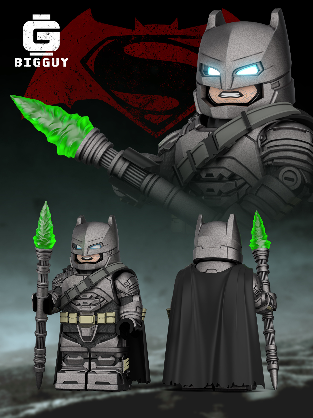 [Bigguy][Preorder] Heavy Armor Batman [PADprinted]