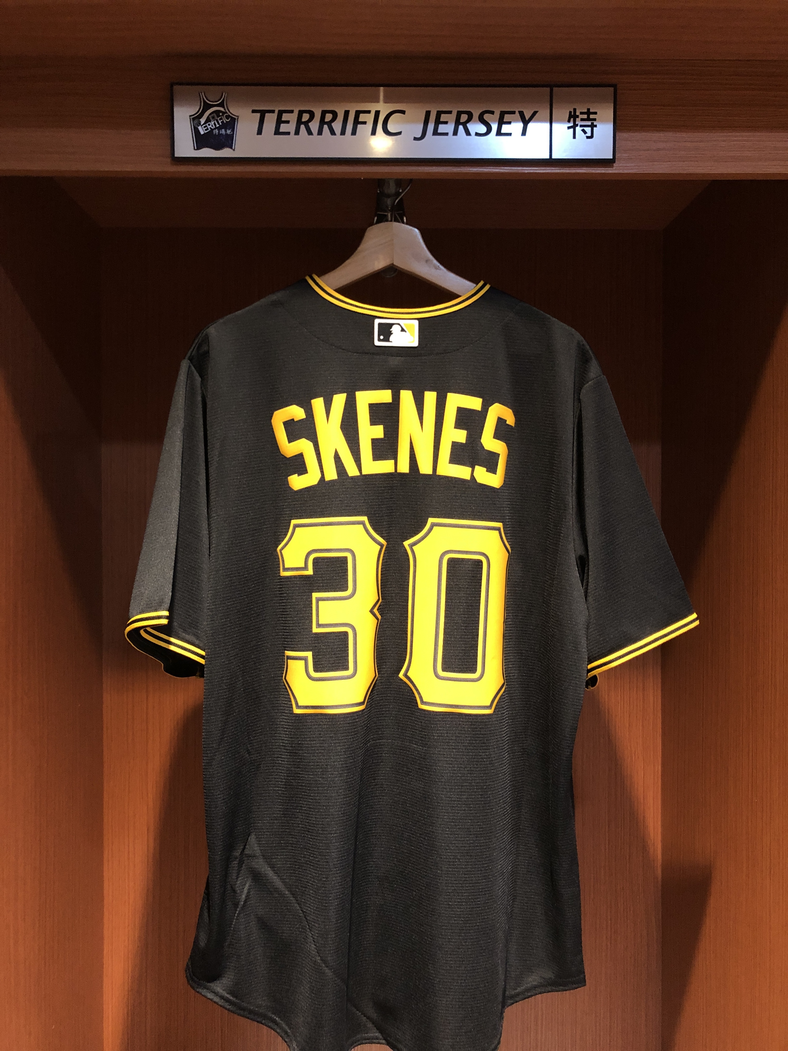 MLB球衣 Paul Skenes 匹茲堡海盜黑 Nike Replica Player Name Jersey 球迷版 熱轉印 全新