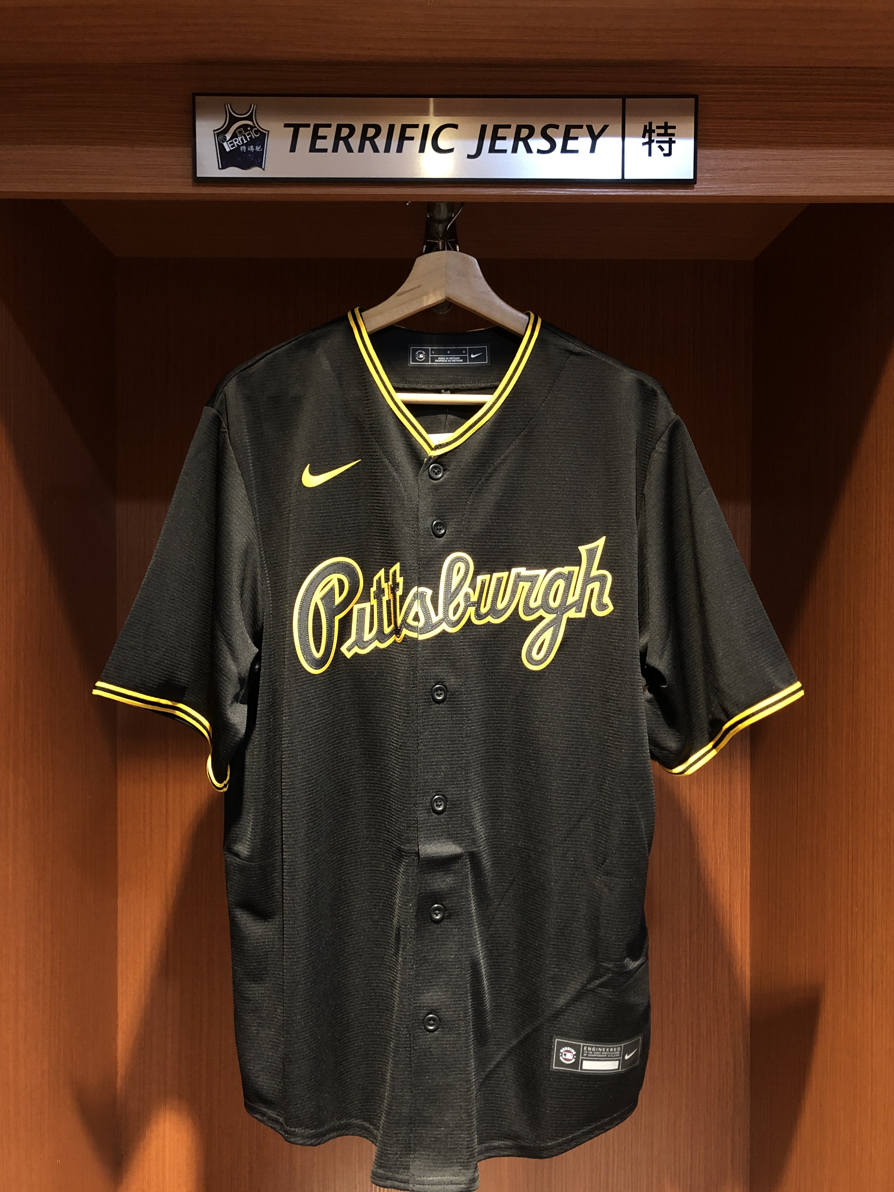MLB球衣 Paul Skenes 匹茲堡海盜黑 Nike Replica Player Name Jersey 球迷版 熱轉印 全新