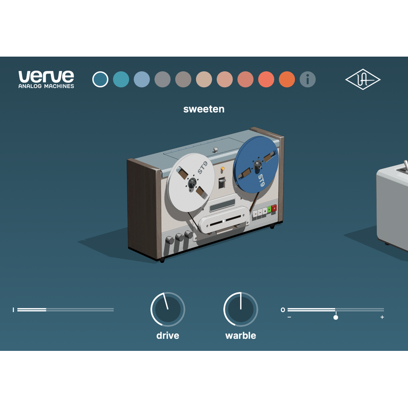 Universal Audio Verve Analog Machines｜類比飽和效果器