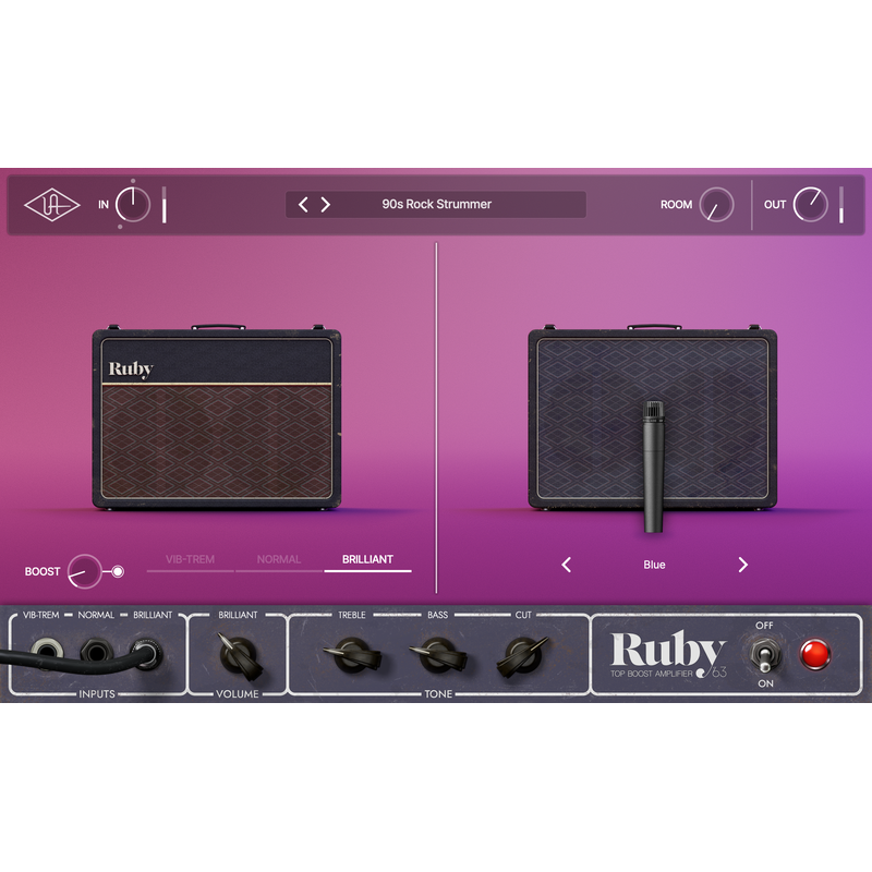 Universal Audio Ruby '63 Top Boost Amp｜吉他音箱模擬器