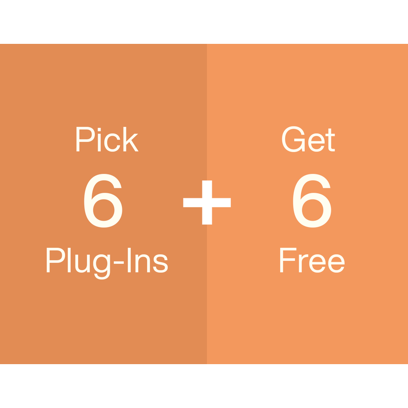 Universal Audio Select 6 Plus Bundle｜自由選 6 送 6 方案