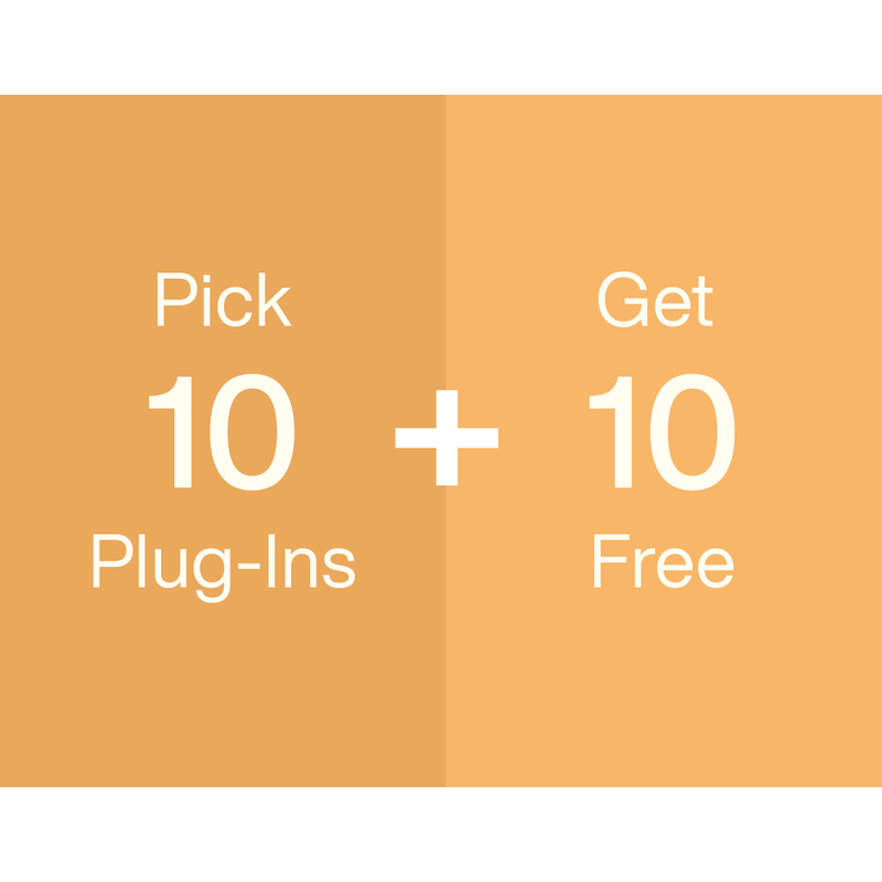 Universal Audio Select 10 Plus Bundle｜自由選 10 送 10 方案