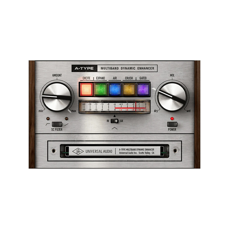 Universal Audio A-Type Multiband Dynamic Enhancer｜多頻段動態增強效果器