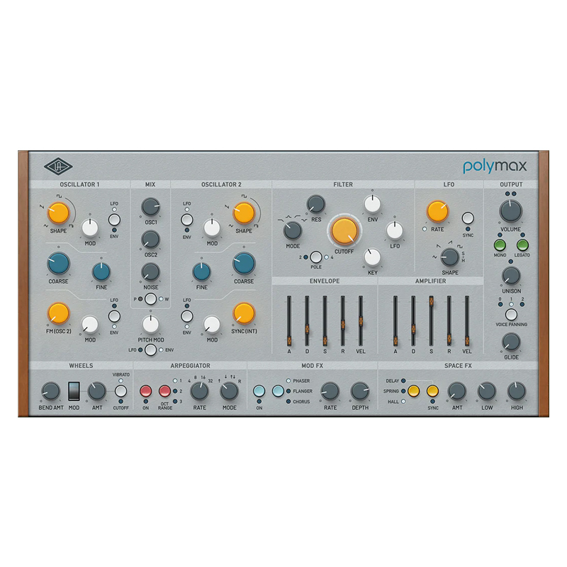 Universal Audio PolyMAX Synth｜軟體合成器插件